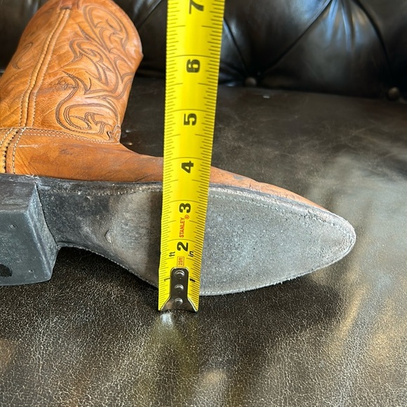 Dan Post Women’s Cowboy Boots Cognac size 6.5 - Picture 10 of 11